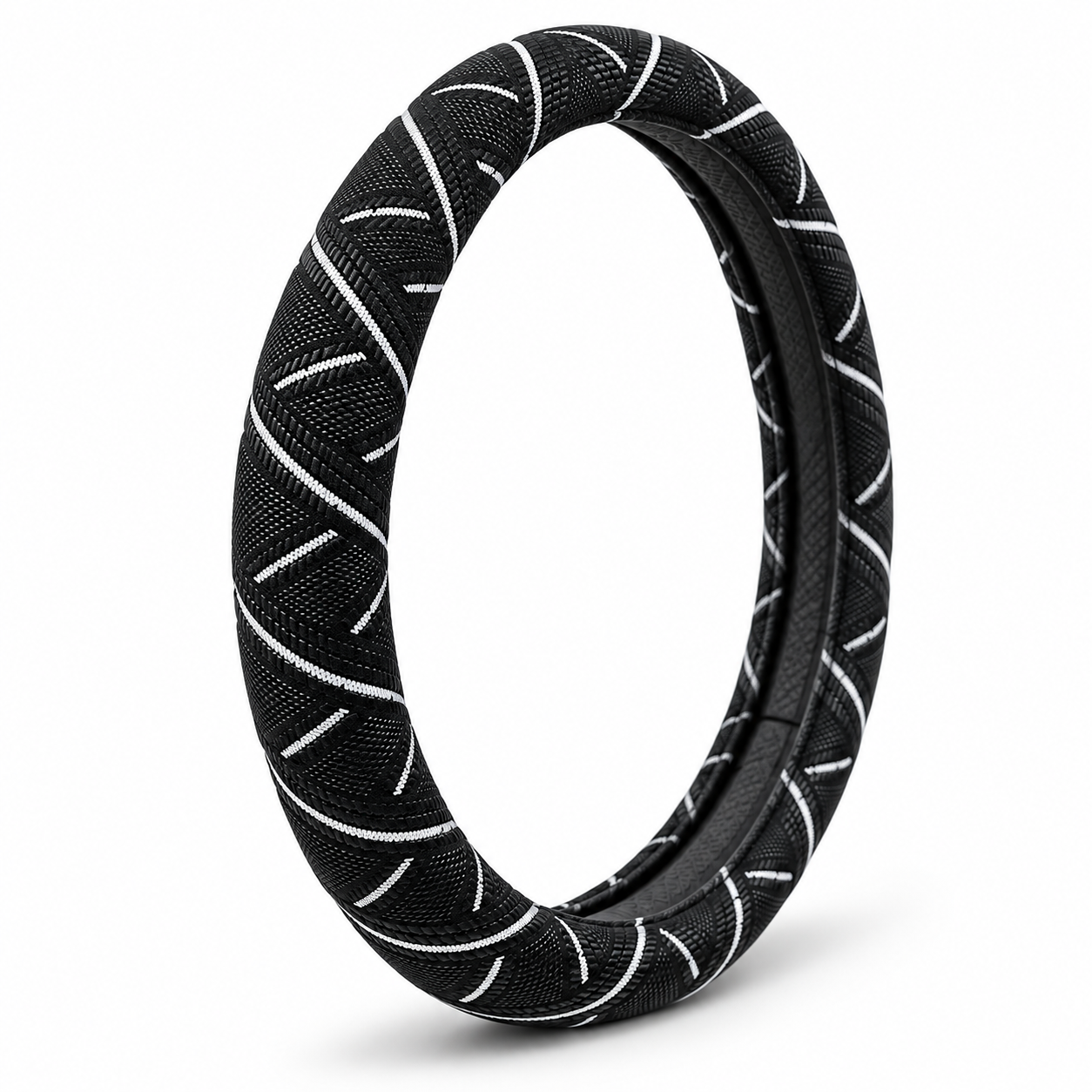 Spiral Gripped Steering Wheel Cover