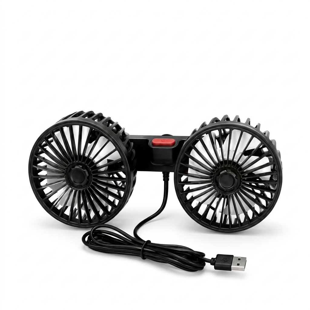 Dual Car Neck Fan