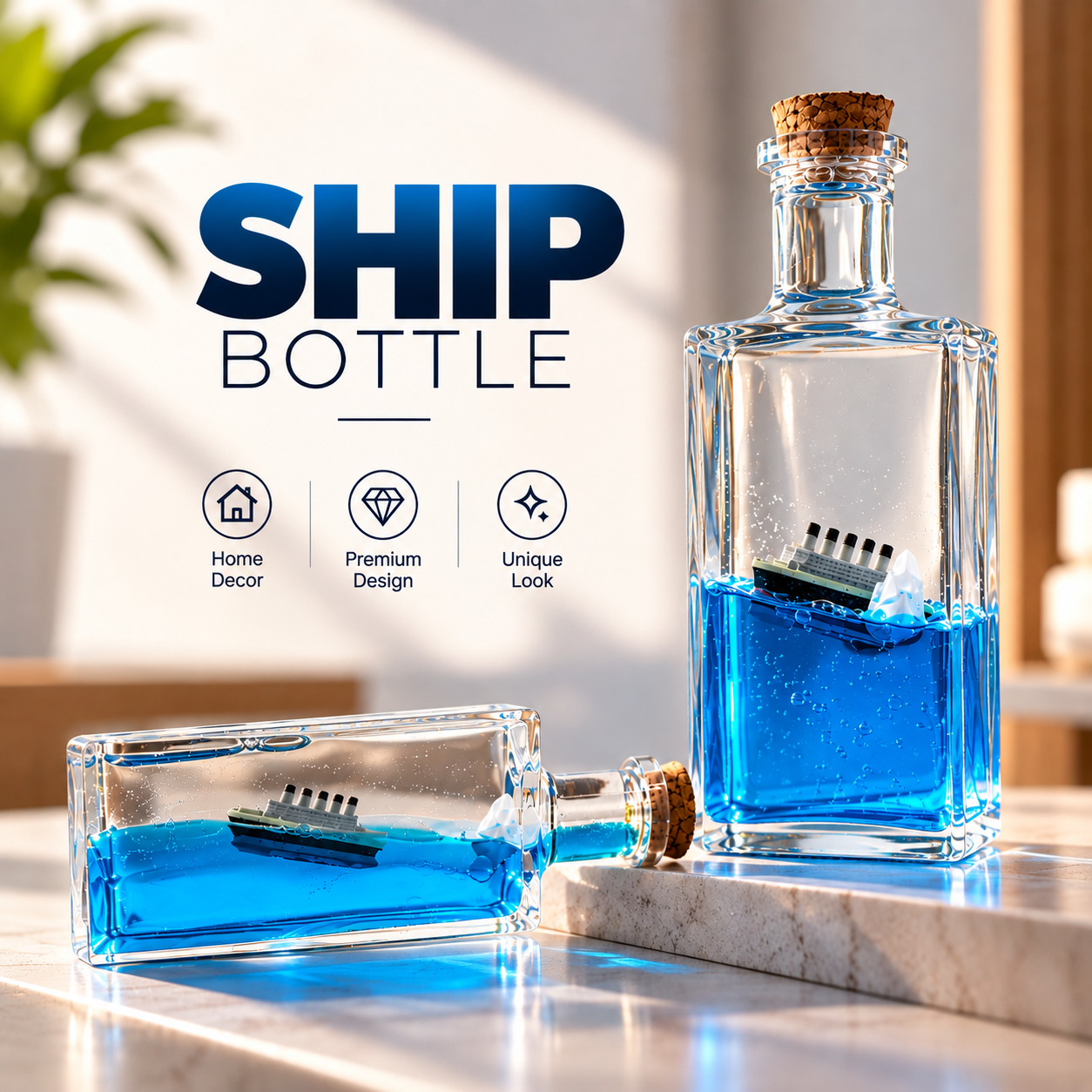 Floating Bottle Boat