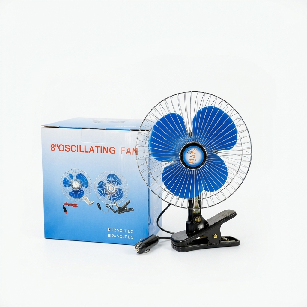 Oscillating Fan 8" - 12Volt