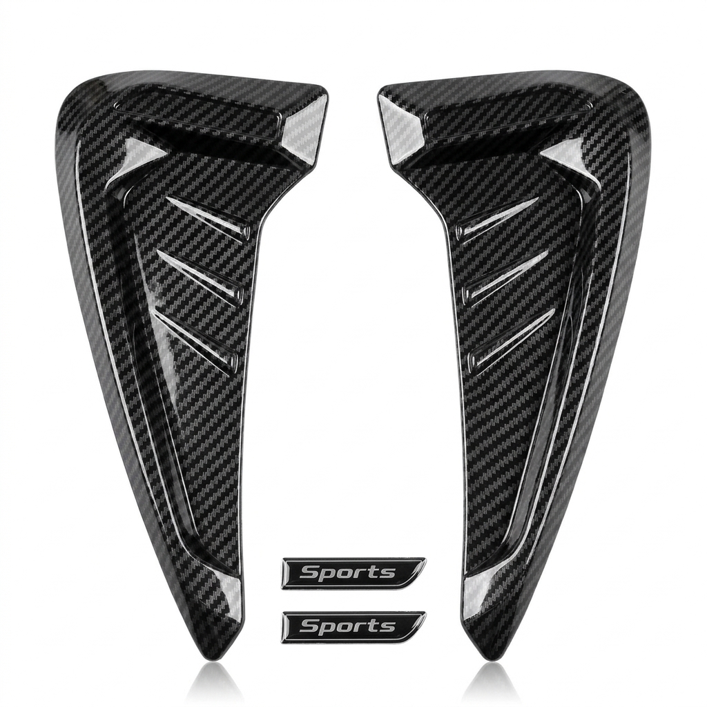 Universal car side fender air vent - 8